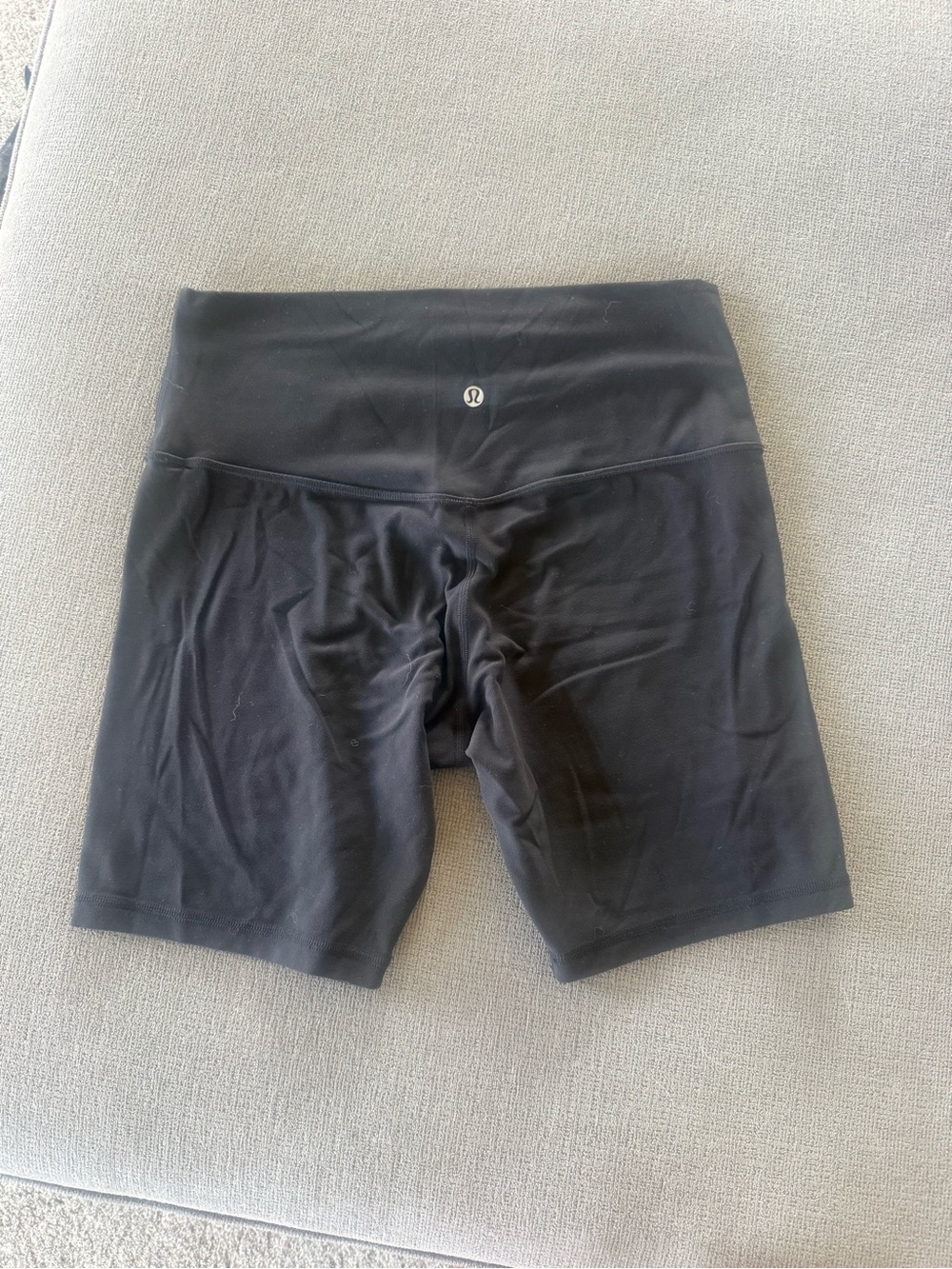 lululemon athletica Black Mid-Rise Bike Shorts